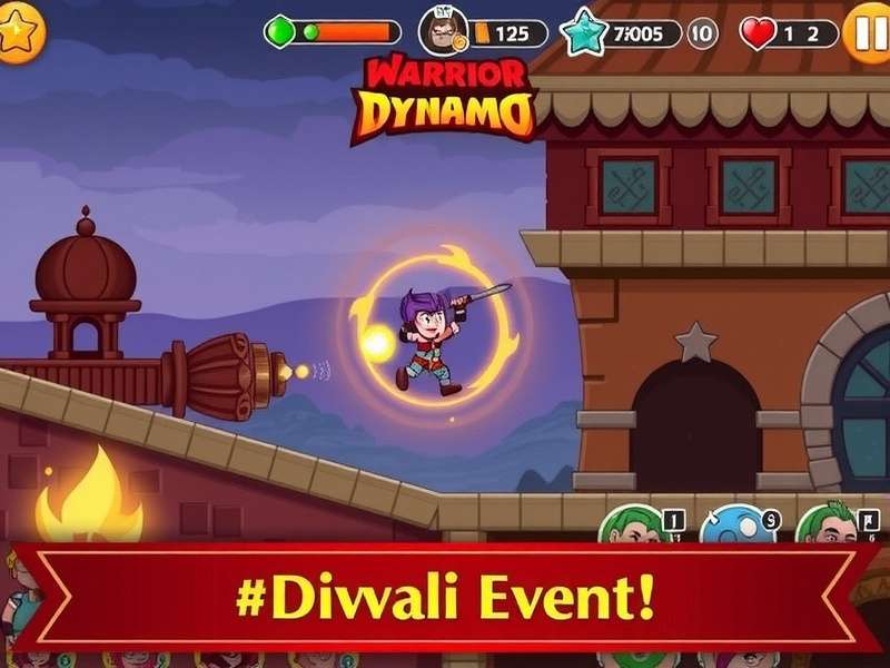 Warrior Dynamo Frenzy Gameplay Screenshot